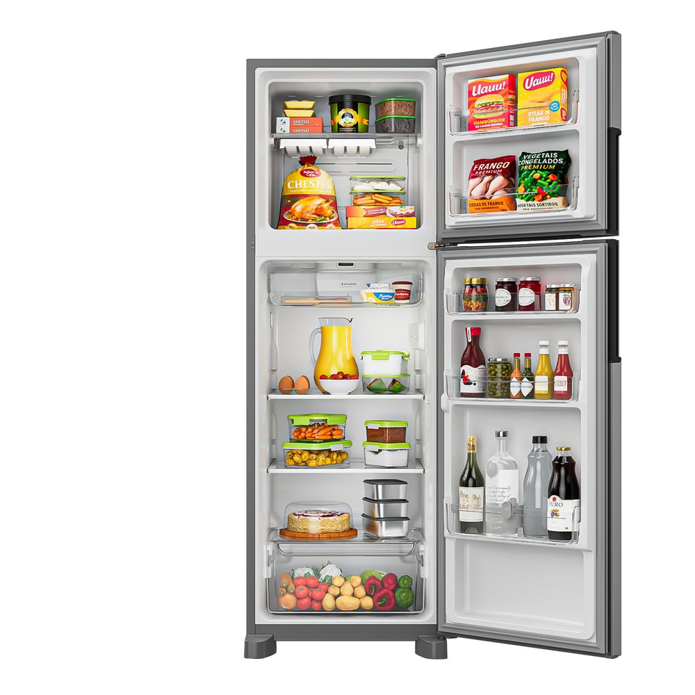 Refrigerador Consul 377 Litros Frost Free Inox CRM44MK - 220 Volts